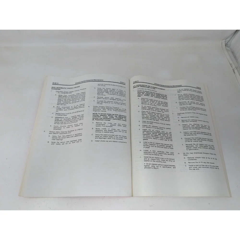 1981 Ford Lincoln Mercury Pre-Delivery Maintenance Lubrication‎ Shop Manual